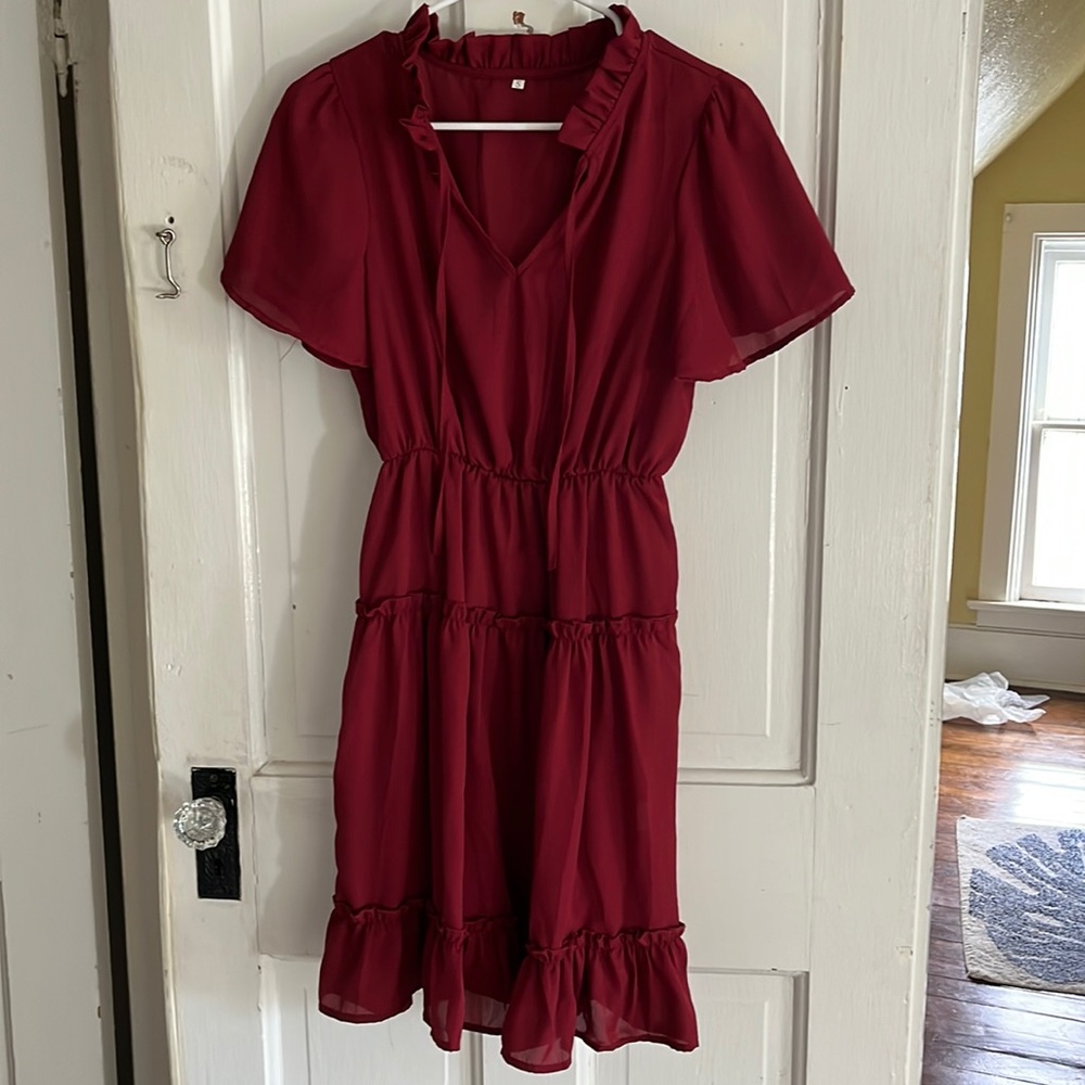 Barely worn red dress